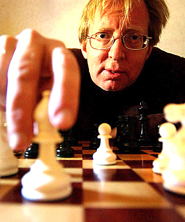 141103  NEWS  Murray Chandler, chess grandmaster.  Story Bernard. Photo Andrew Gorrie©DOMINION POST